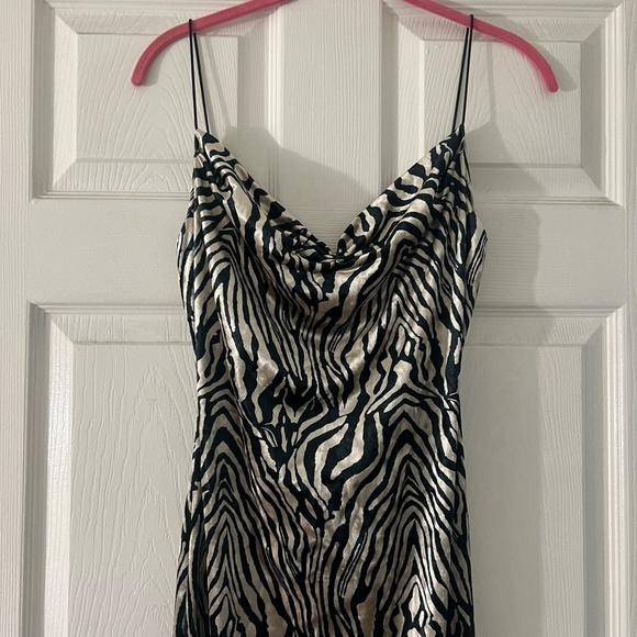 Runway The Label Axel Midi Zebra Dress - Picture 4 of 6